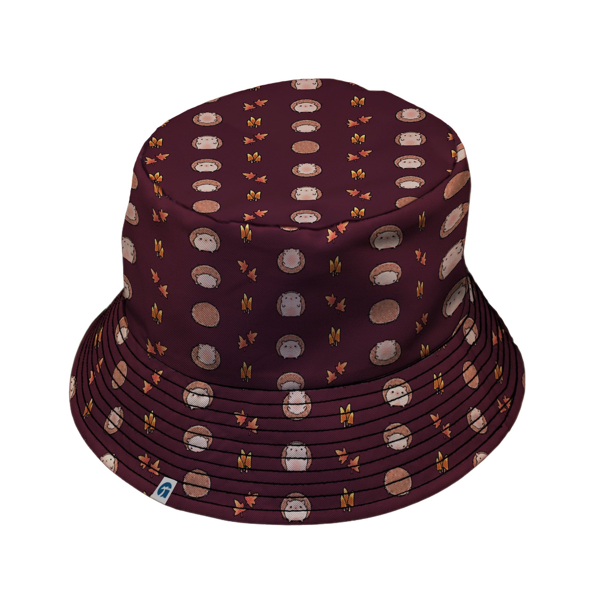 Rolling Hedgehogs Bucket Hat Geek Nerd 0925 Animal Patterns Design by Ardi Tong