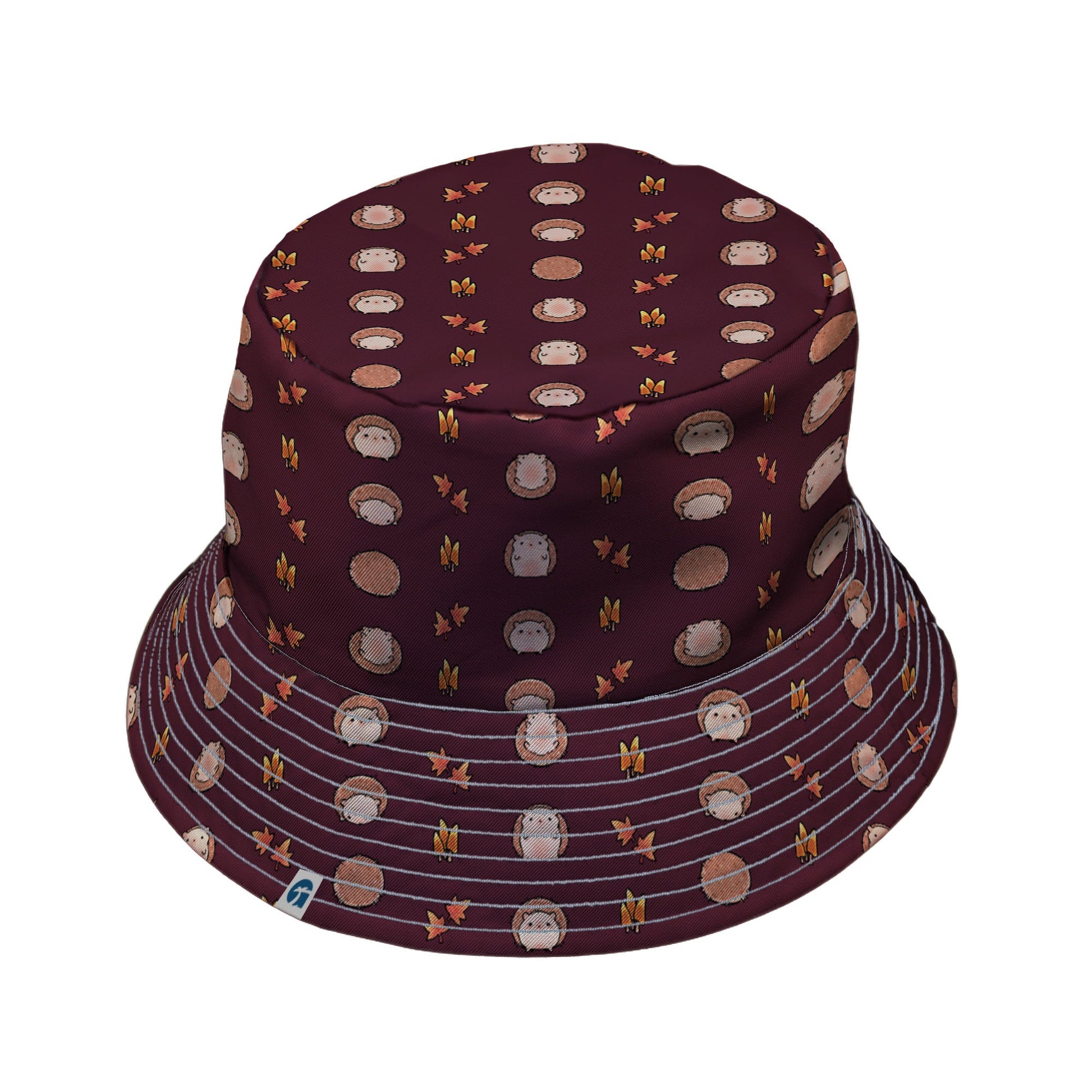 Rolling Hedgehogs Bucket Hat Geek Nerd 0925 Animal Patterns Design by Ardi Tong