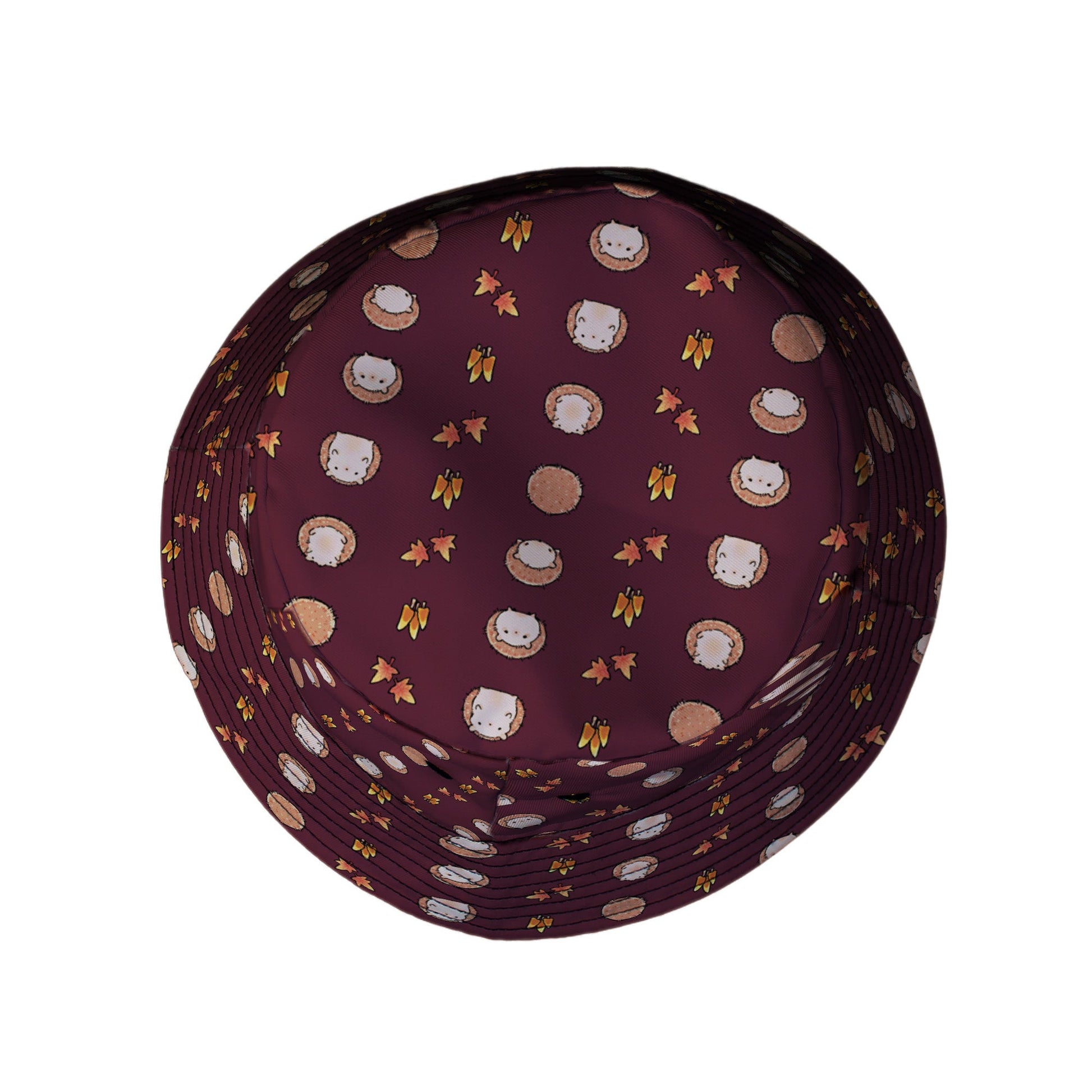 Rolling Hedgehogs Bucket Hat Geek Nerd 0925 Animal Patterns Design by Ardi Tong