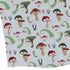 Santa Snails and Winter Mushrooms Long Sleeve Button Up Shirt Geek Nerd adult sizing Botany Print Christmas Print