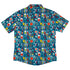 Science Lab Blue Science Button Up Shirt - adult sizing - science print -