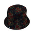 Serpent and Rose Bucket Hat Geek Nerd 0925 Animal Patterns Botany Print