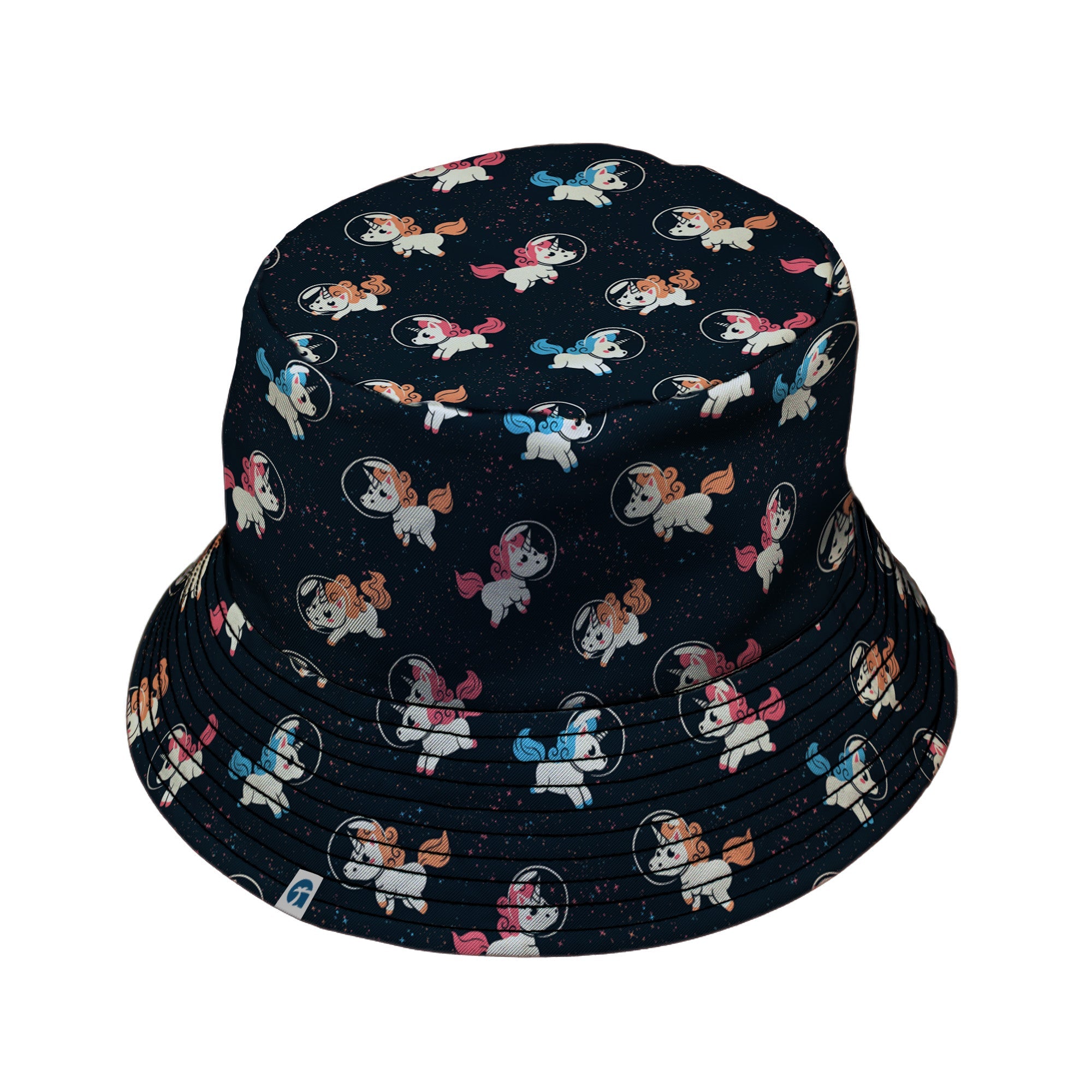 Space Unicorns Bucket Hat Geek Nerd 0925 Animal Patterns Design by Tobe Fonseca