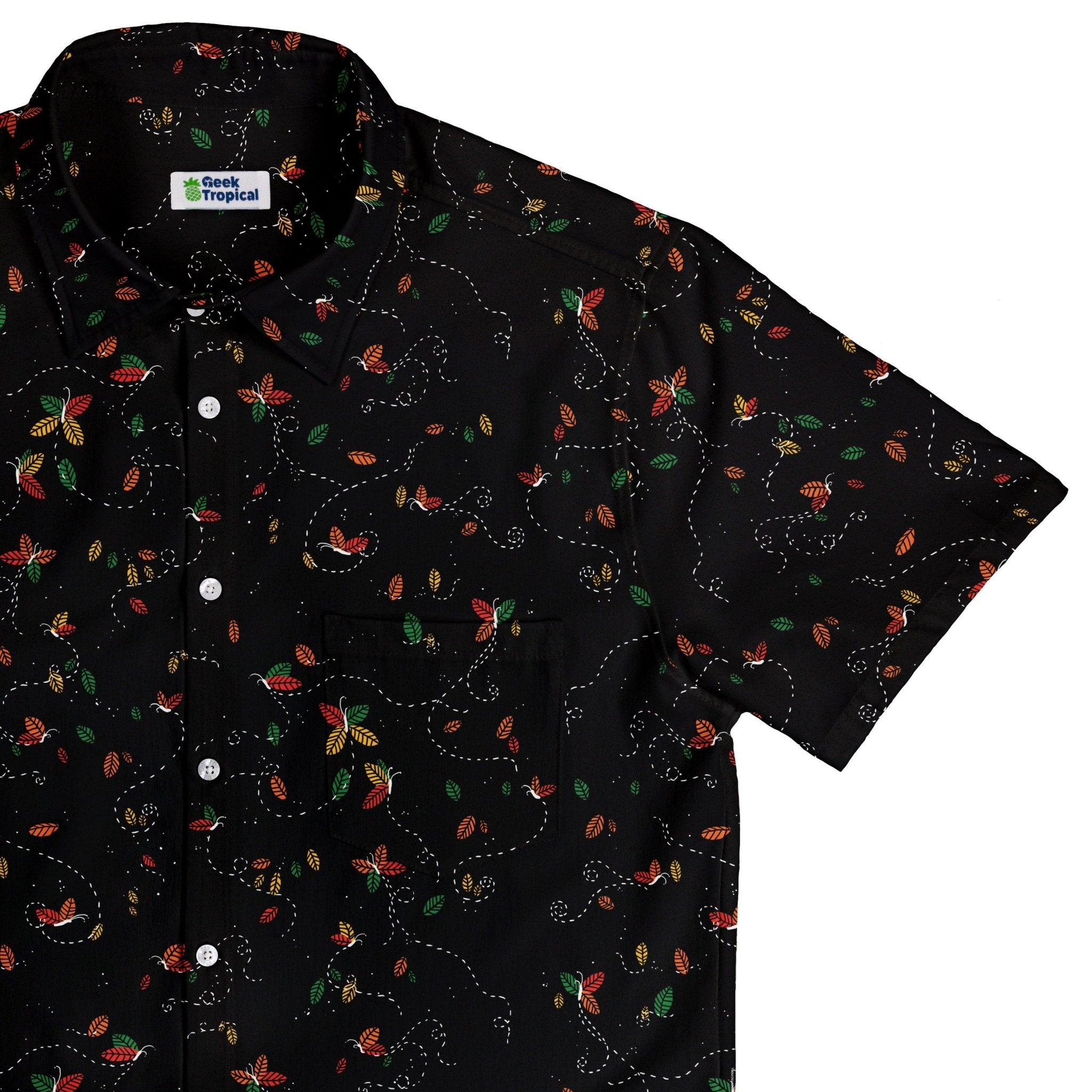 Spirit of the Season Button Up Shirt Geek Nerd 0925 adult sizing All Adult Button Up Shirts