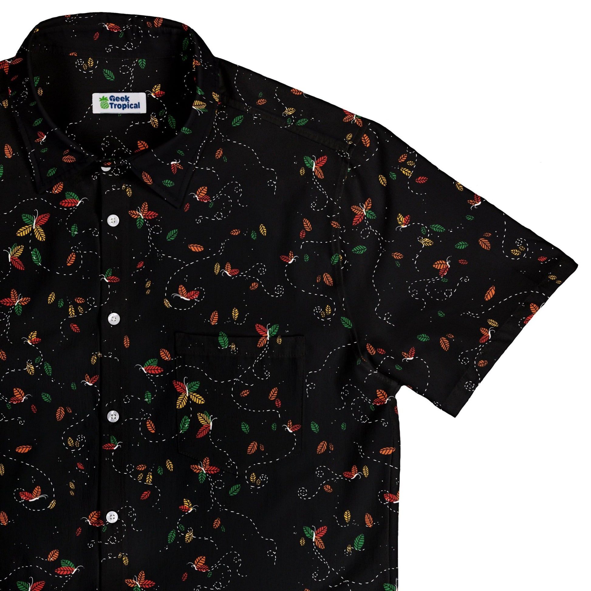 Spirit of the Season Button Up Shirt Geek Nerd 0925 adult sizing All Adult Button Up Shirts