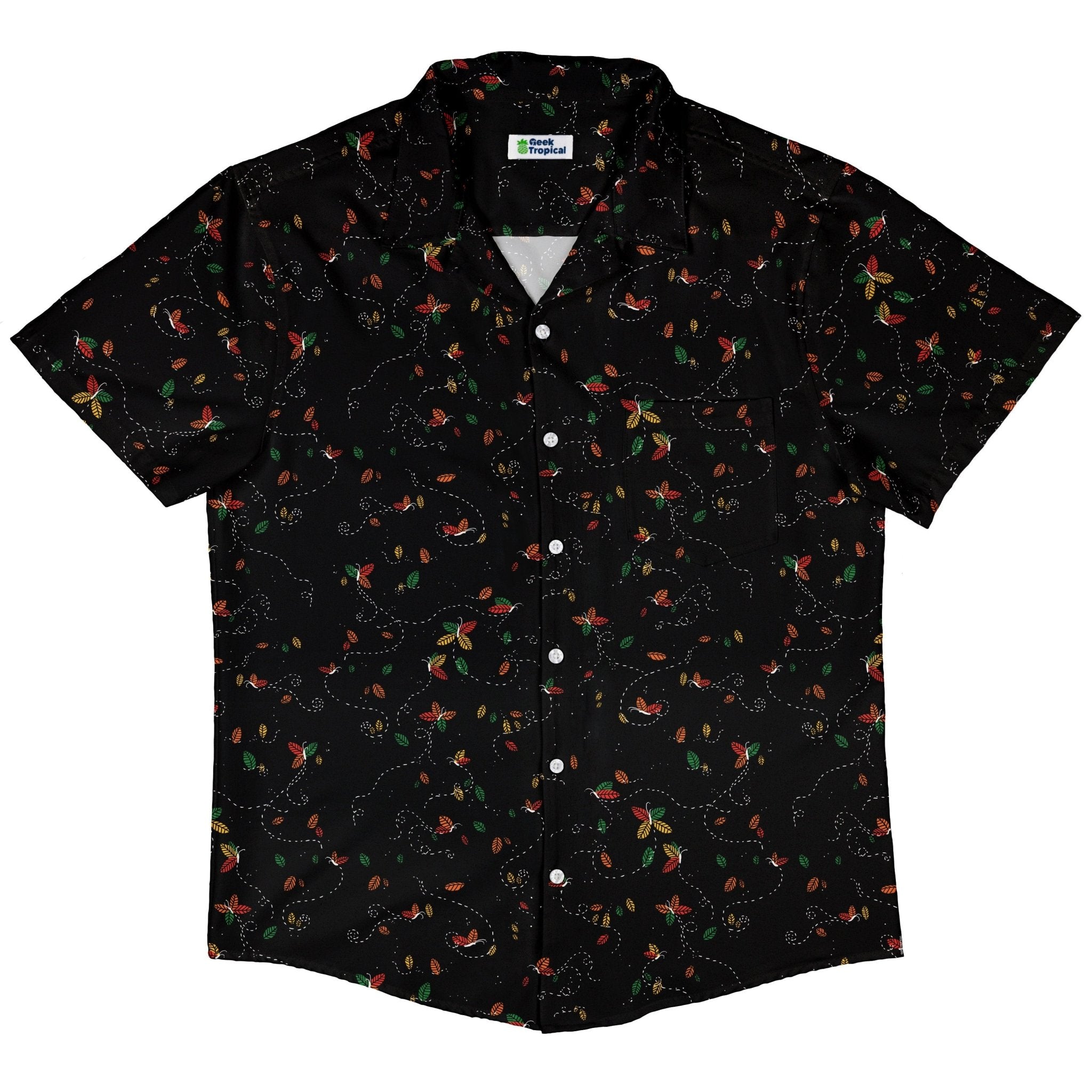 Spirit of the Season Button Up Shirt Geek Nerd 0925 adult sizing All Adult Button Up Shirts