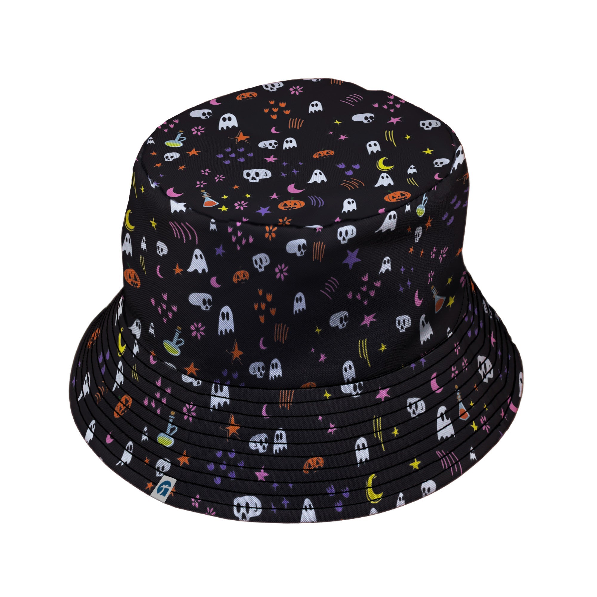 Spooky Doodles Bucket Hat Geek Nerd 0925 Design by Heather Davenport Fantasy Prints