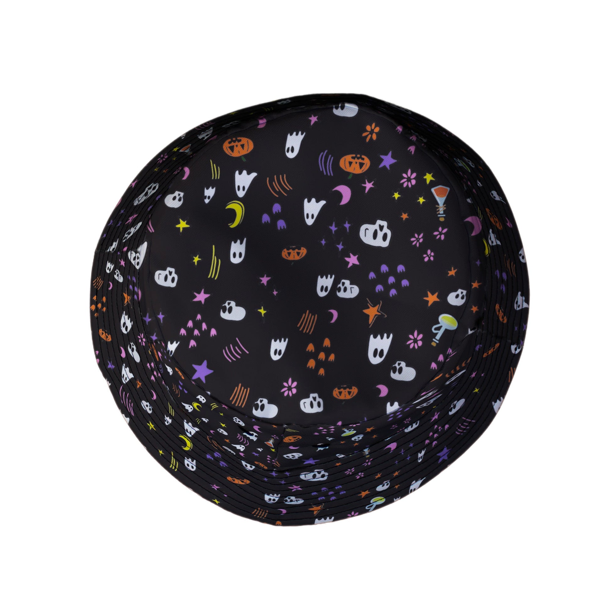 Spooky Doodles Bucket Hat Geek Nerd 0925 Design by Heather Davenport Fantasy Prints