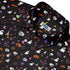 Spooky Doodles Button Up Shirt Geek Nerd 0925 adult sizing All Adult Button Up Shirts