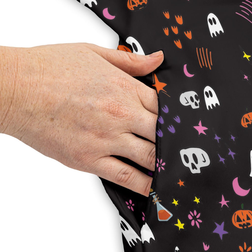 Spooky Doodles Dress Geek Nerd 0925 Design by Heather Davenport Fantasy Prints
