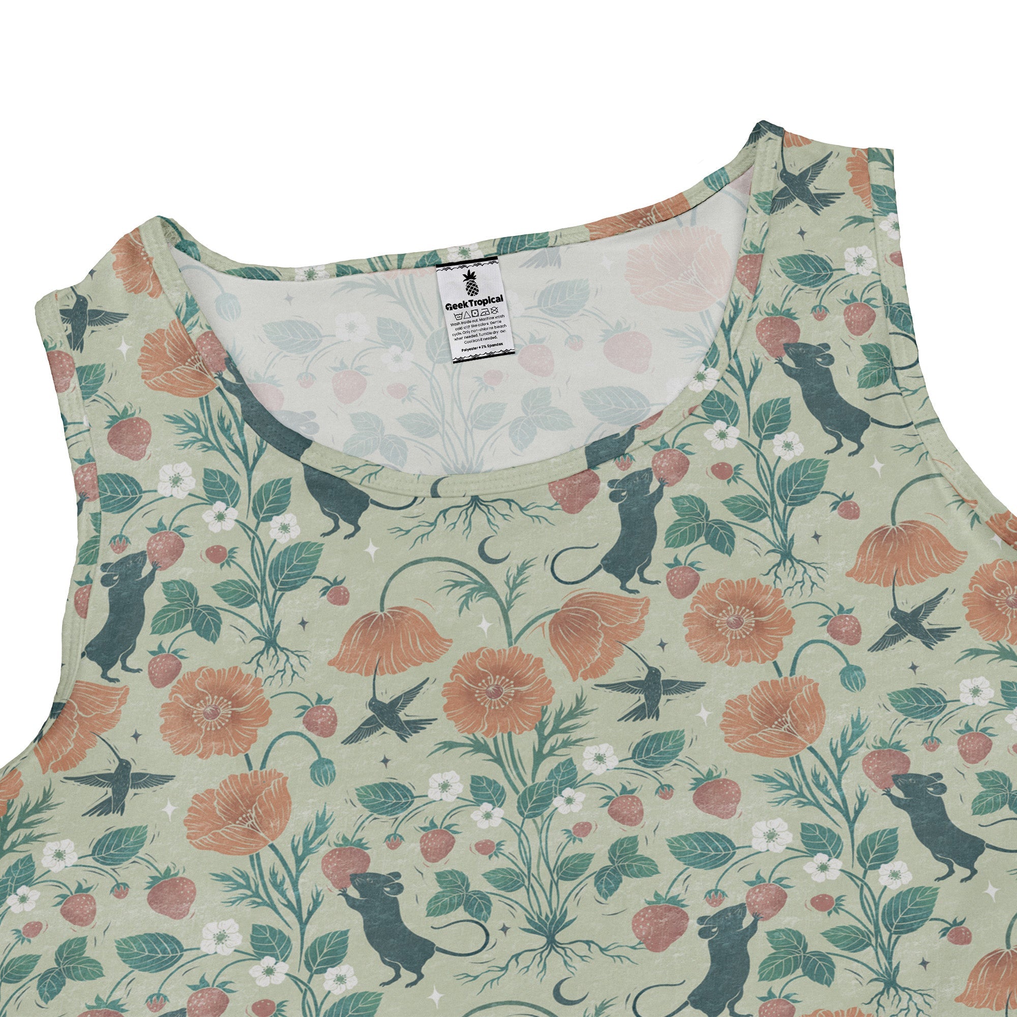 Spring Garden Dress Geek Nerd 0925 Botany Print Design by Episodic