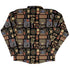 Throwback Tech Long Sleeve Button Up Shirt Geek Nerd adult sizing Design by Tobe Fonseca FLOW DESC WRITING