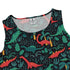 Tropical Dinosaur Green Aloha Dress Geek Nerd dinosaur print lx - C Maximalist Patterns