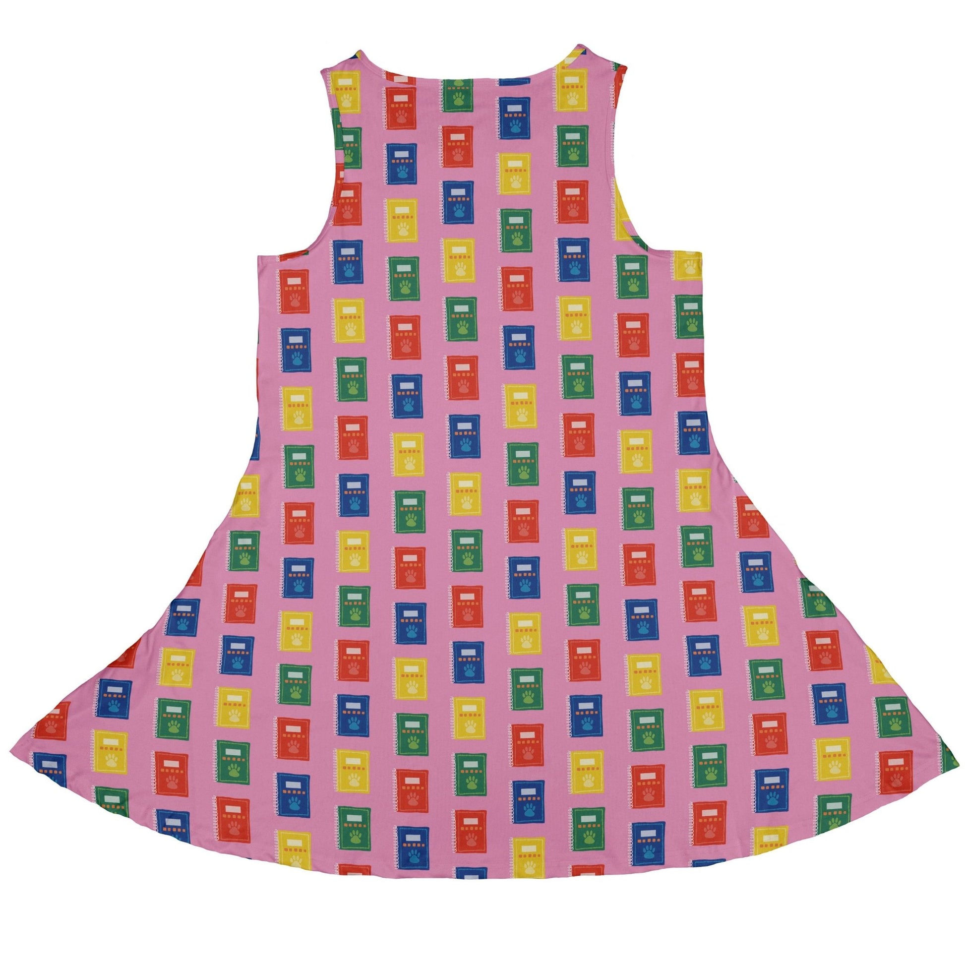 Vet Text Books Dress Geek Nerd animal patterns Design by Zirkus Design lx - C