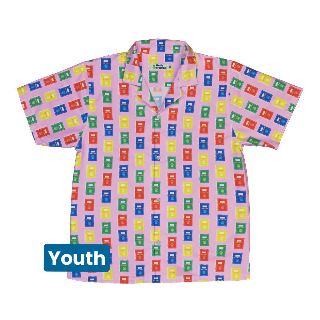Vet Text Books Youth Hawaiian Shirt Geek Nerd animal patterns Design by Zirkus Design q225