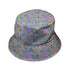 Wildfang Flora Pink Bucket Hat Geek Nerd animal patterns botany print Design by Julie Kitzes