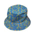 Wildfang Flora Blue Bucket Hat Geek Nerd animal patterns botany print Design by Julie Kitzes