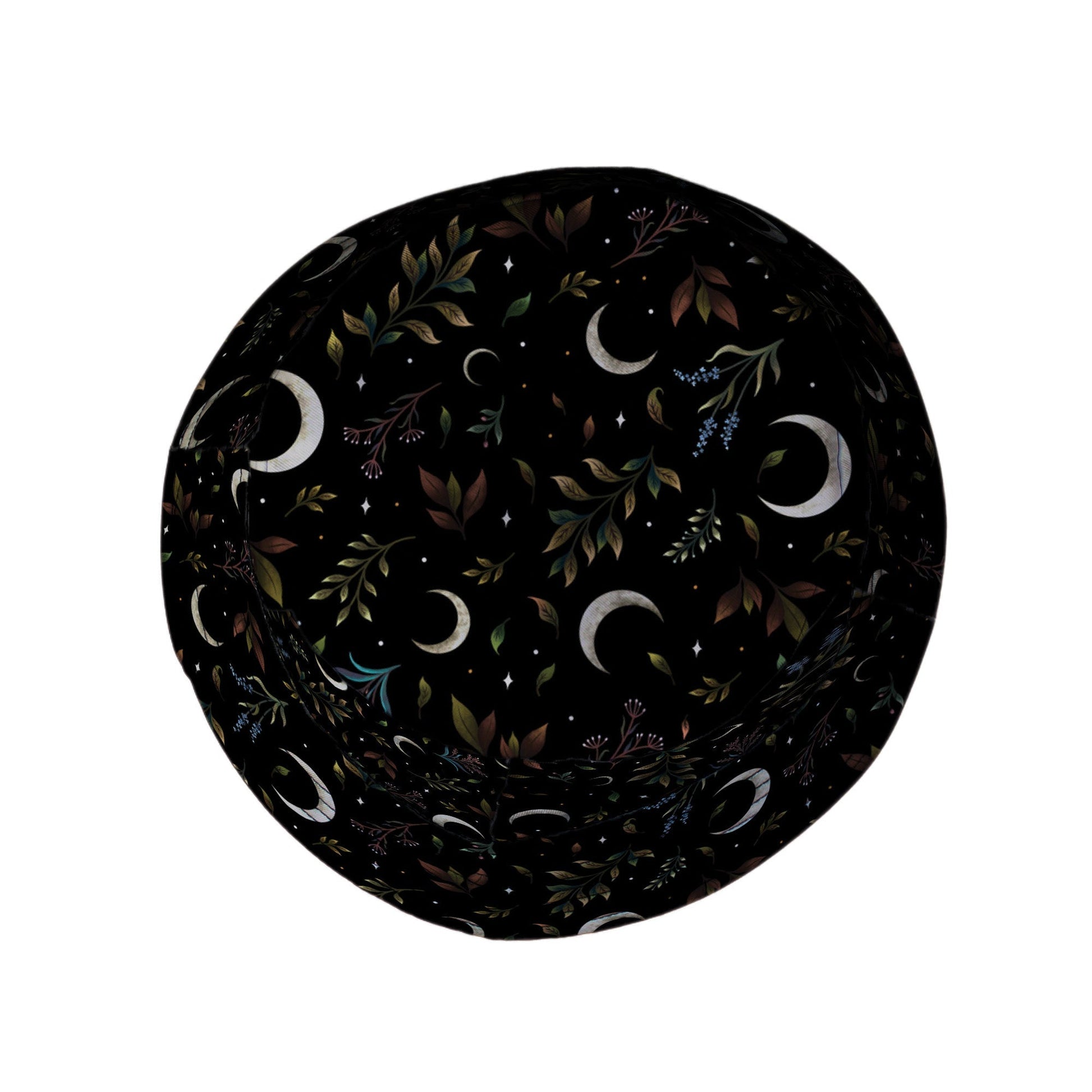 Episodic Crescent Moon Garden Bucket Hat - M - Grey Stitching - -
