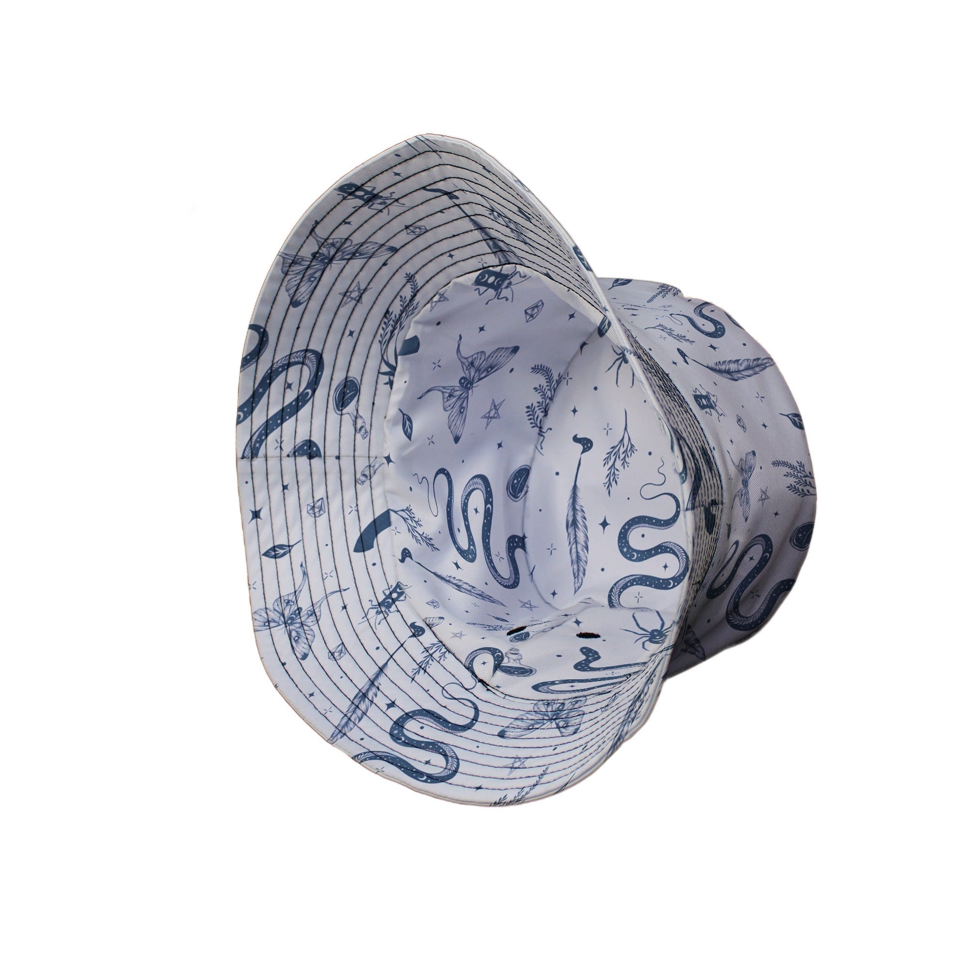 Episodic Mystical Collection Bucket Hat - M - Grey Stitching - -