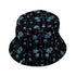 Episodic Serpent Garden Blue Bucket Hat - M - Black Stitching - -