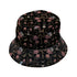 Episodic Serpent Garden Pink Bucket Hat - M - Grey Stitching - -