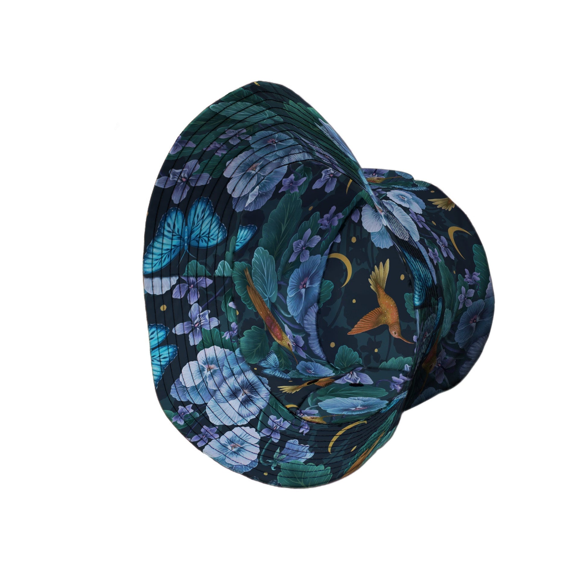 Episodic Violet Night Bucket Hat - M - Grey Stitching - -