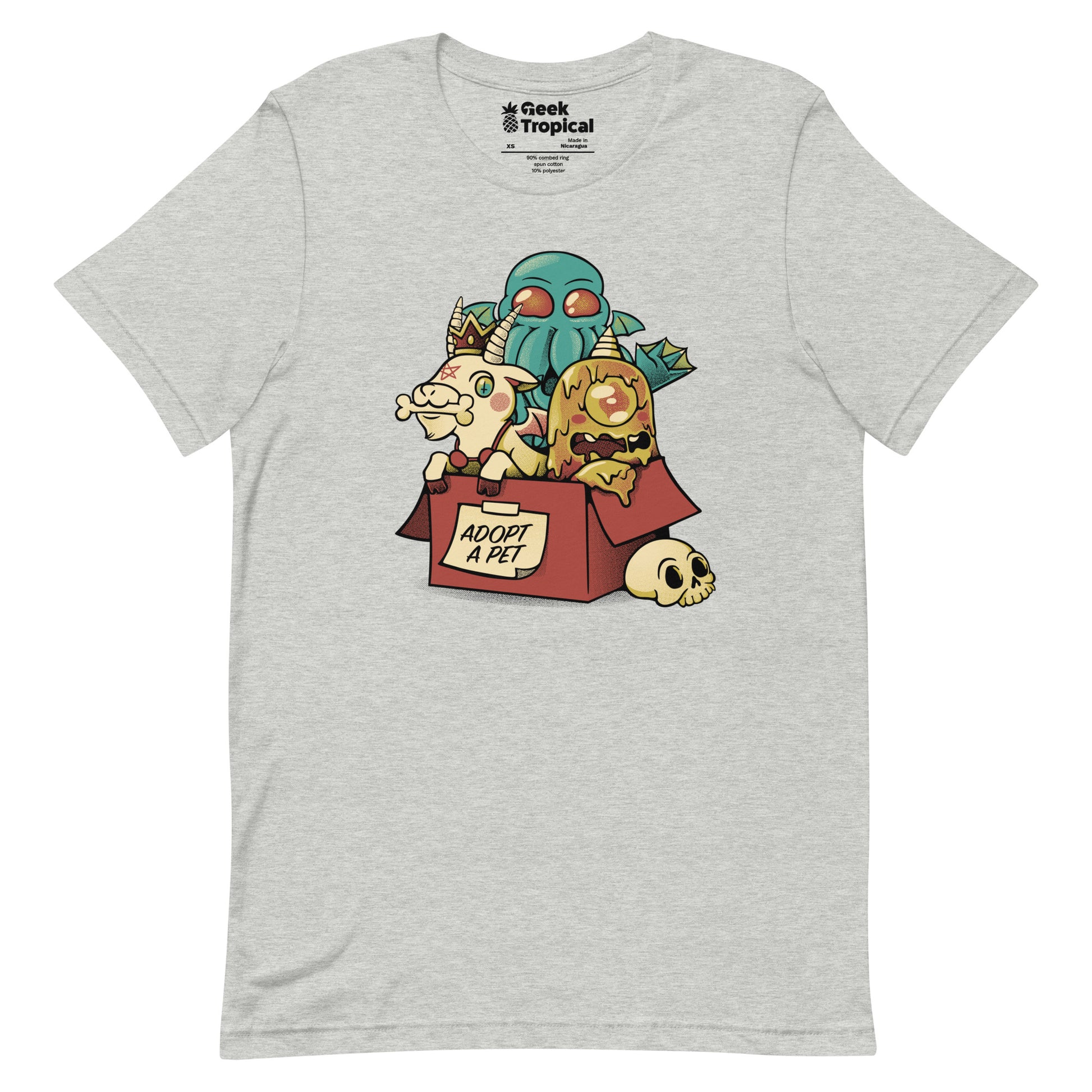 Adopt a Monster Cthulhu T-Shirt Geek Nerd