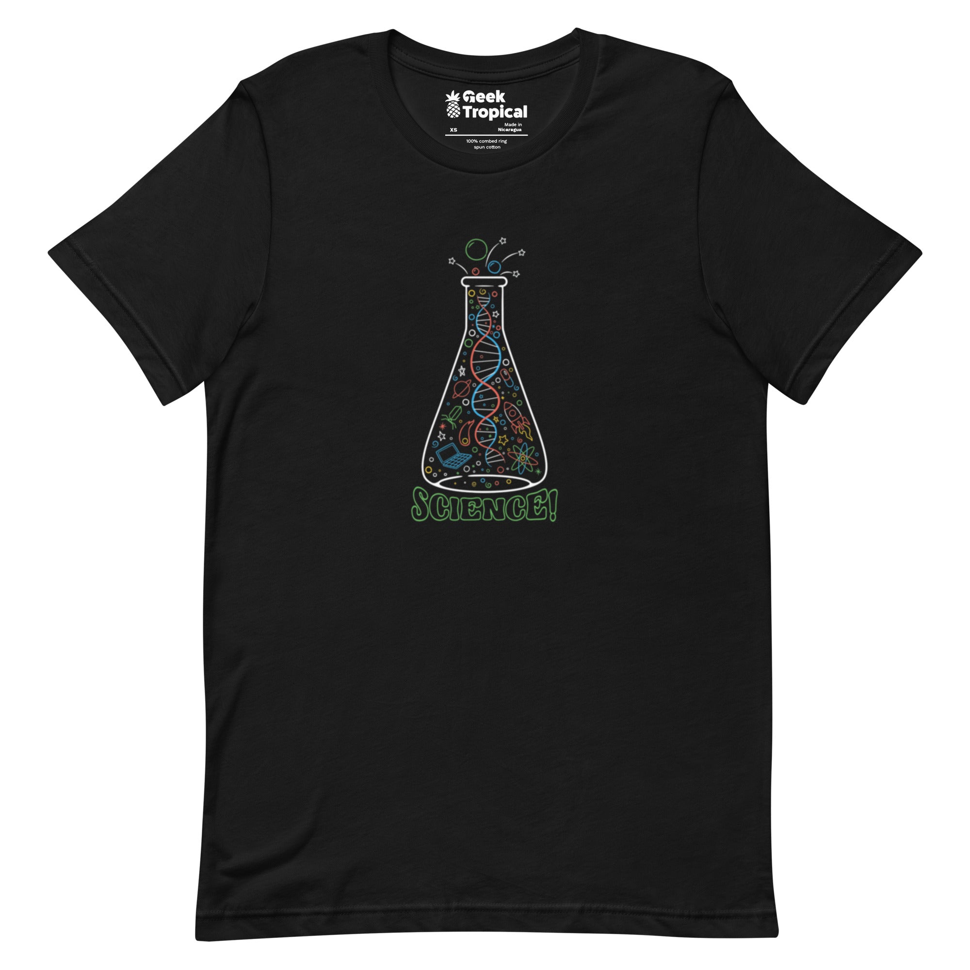 Always Science T-Shirt Geek Nerd Design by Tobe Fonseca FLOW DESC WRITING science print