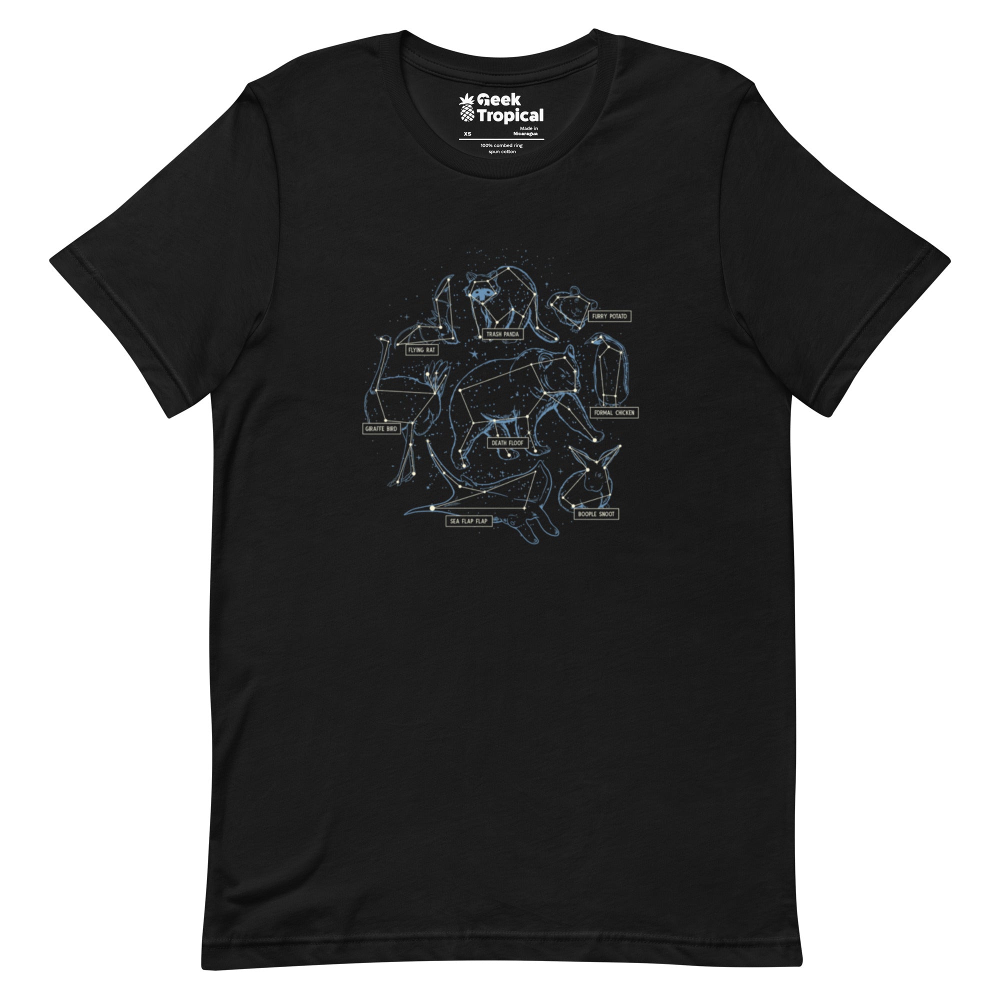 Silly Animals Constellations T-Shirt Geek Nerd Animal Patterns Design by Tobe Fonseca FLOW DESC WRITING