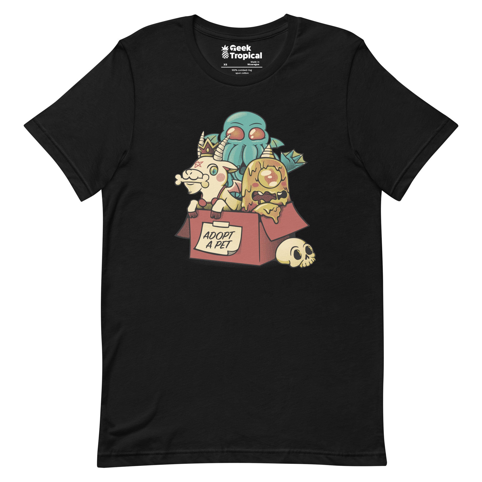 Adopt a Monster Cthulhu T-Shirt Geek Nerd