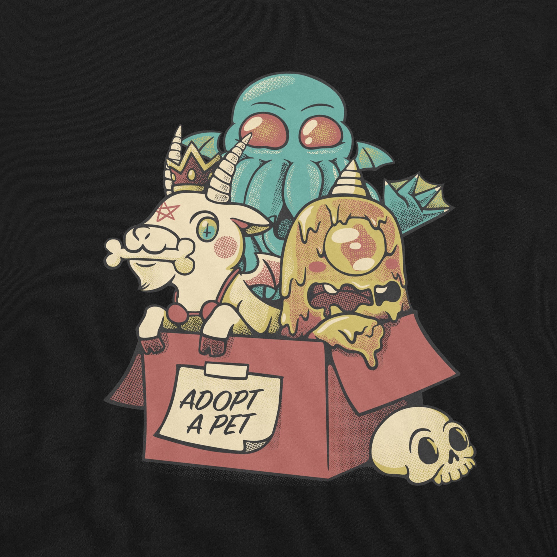 Adopt a Monster Cthulhu T-Shirt Geek Nerd