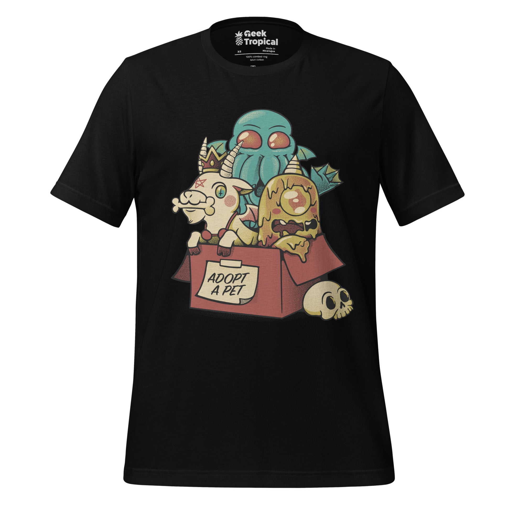 Adopt a Monster Cthulhu T-Shirt Geek Nerd