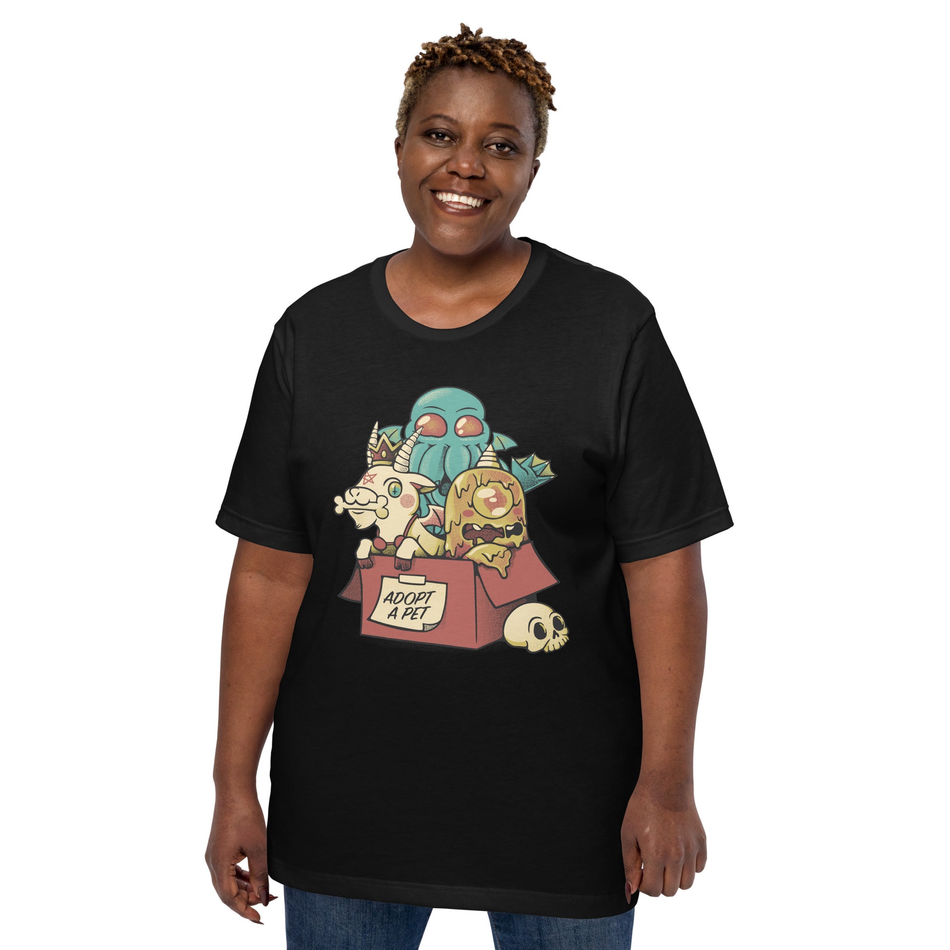 Adopt a Monster Cthulhu T-Shirt Geek Nerd