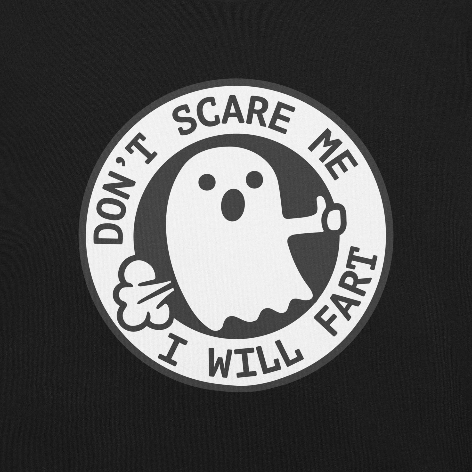 I'm Scared Ghost Fart T-Shirt Geek Nerd