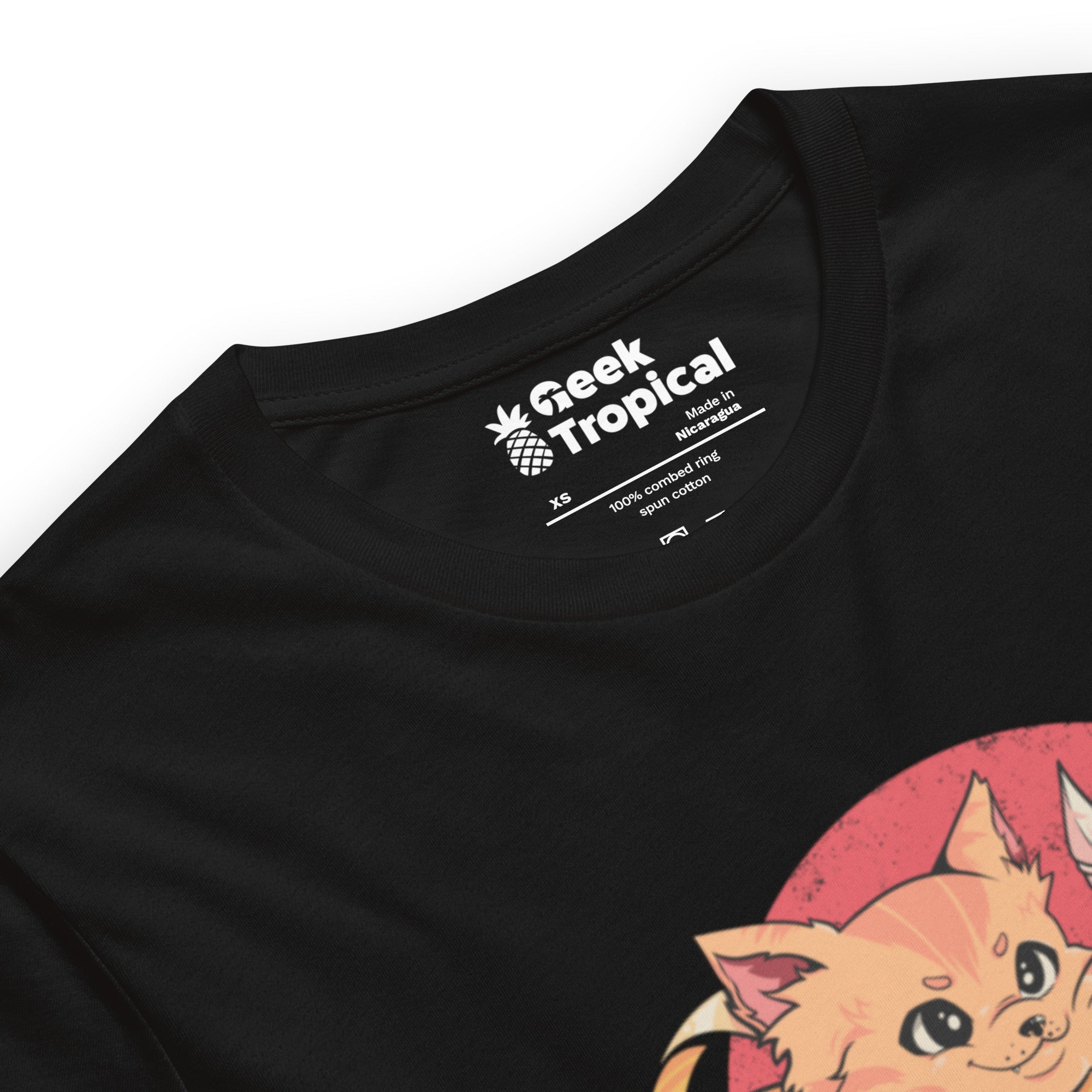 Brave at Heart Cat T-Shirt Geek Nerd Animal Patterns Design by Tobe Fonseca FLOW DESC WRITING