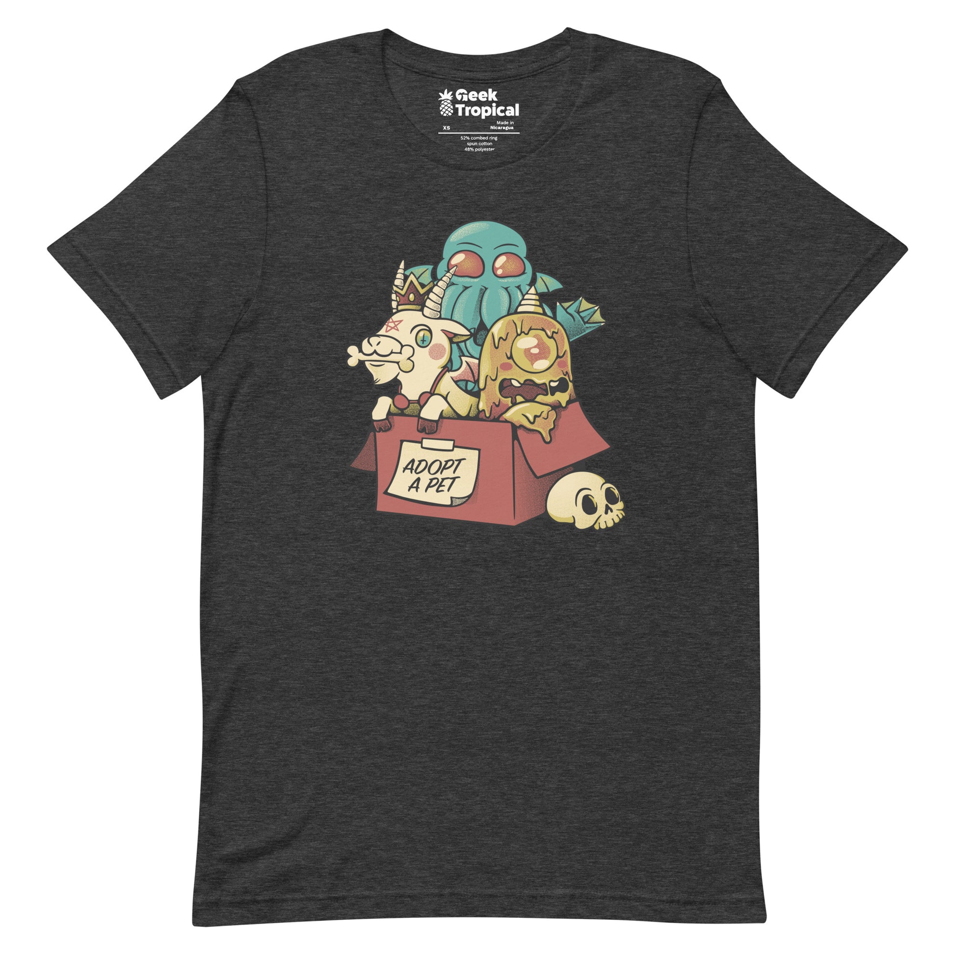 Adopt a Monster Cthulhu T-Shirt Geek Nerd