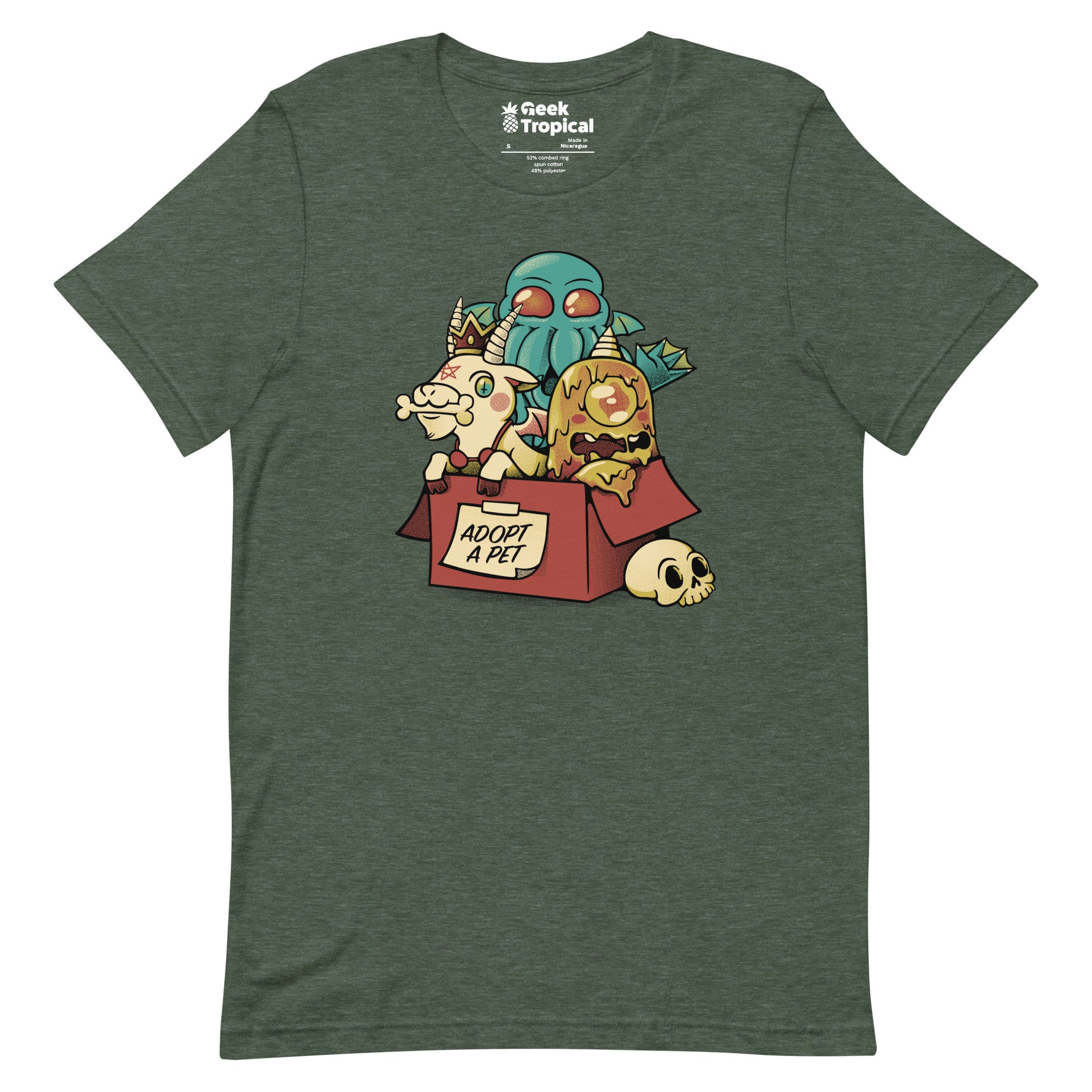 Adopt a Monster Cthulhu T-Shirt Geek Nerd