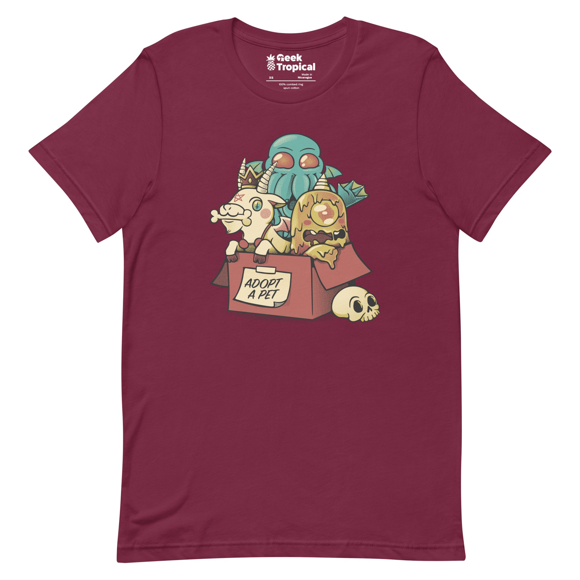 Adopt a Monster Cthulhu T-Shirt Geek Nerd