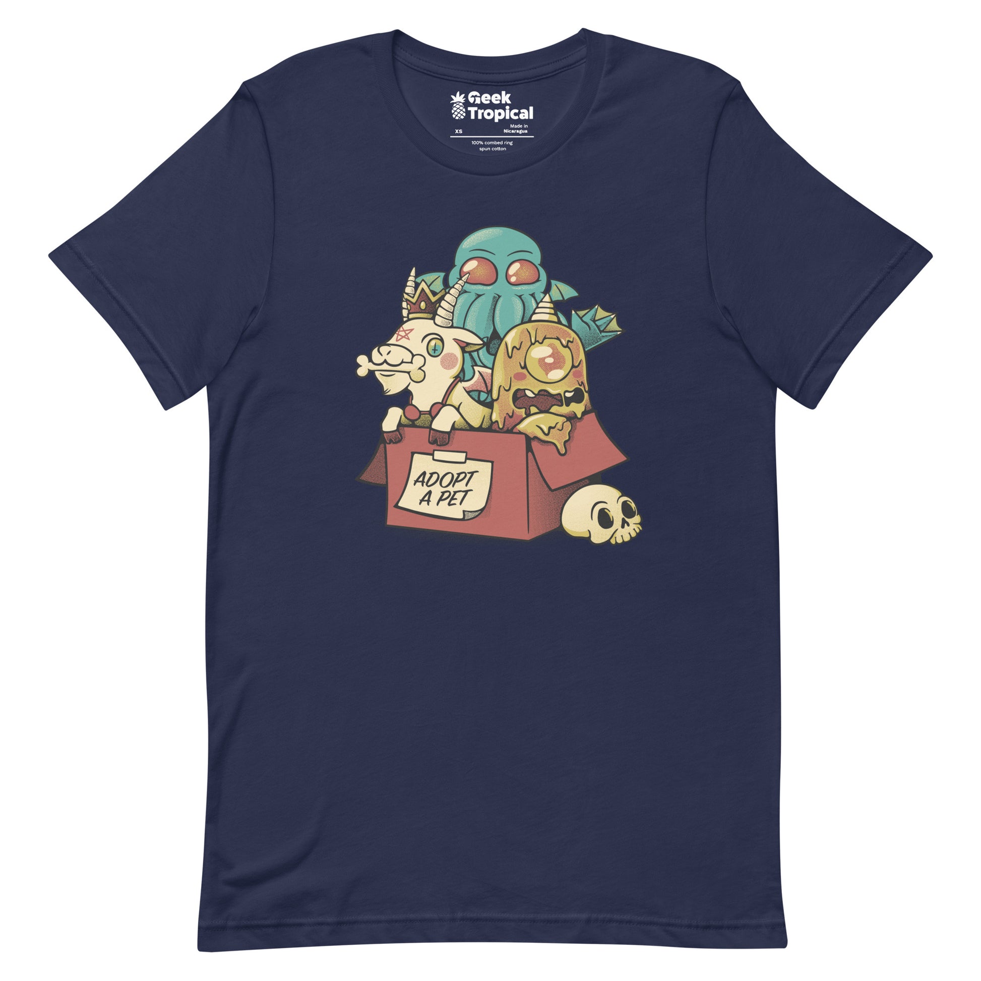 Adopt a Monster Cthulhu T-Shirt Geek Nerd