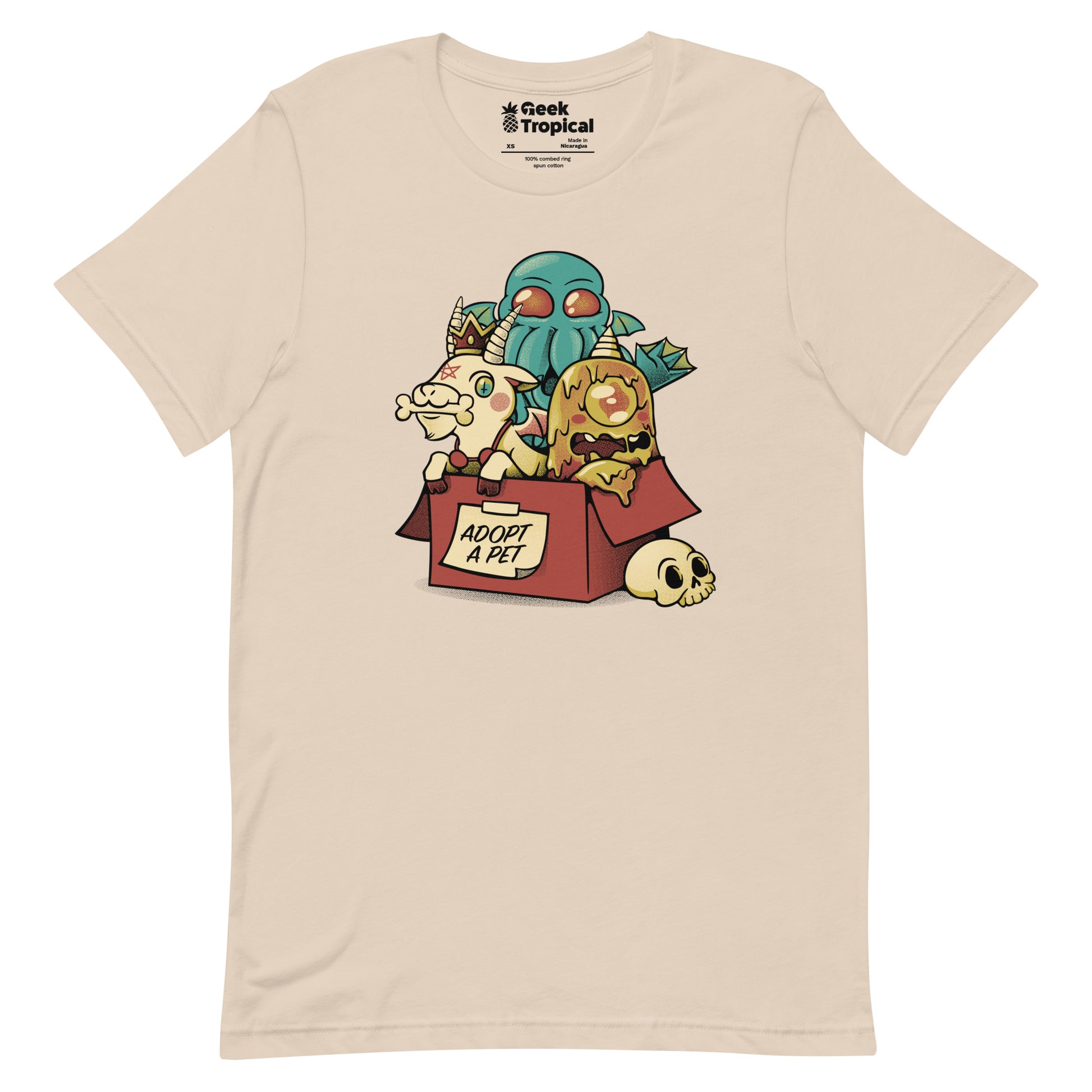 Adopt a Monster Cthulhu T-Shirt Geek Nerd