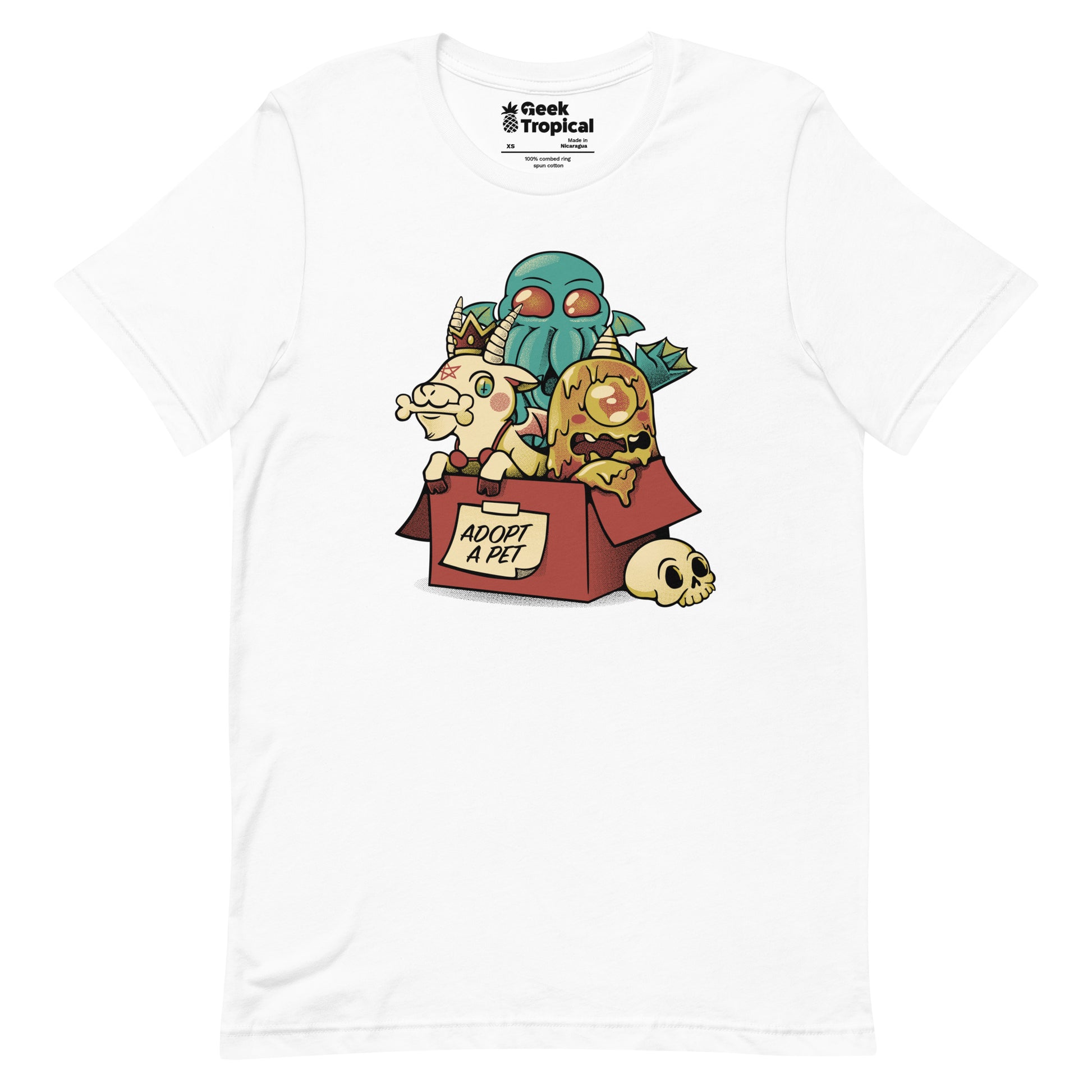 Adopt a Monster Cthulhu T-Shirt Geek Nerd