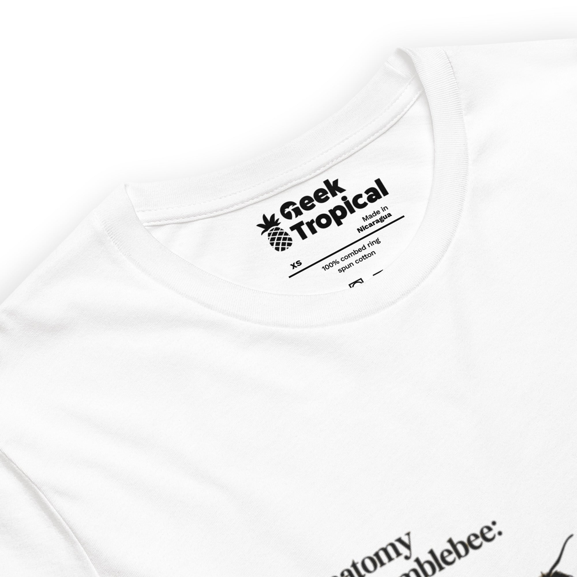 Bumblebee Anatomy T-Shirt Geek Nerd Animal Patterns Design by Tobe Fonseca FLOW DESC WRITING