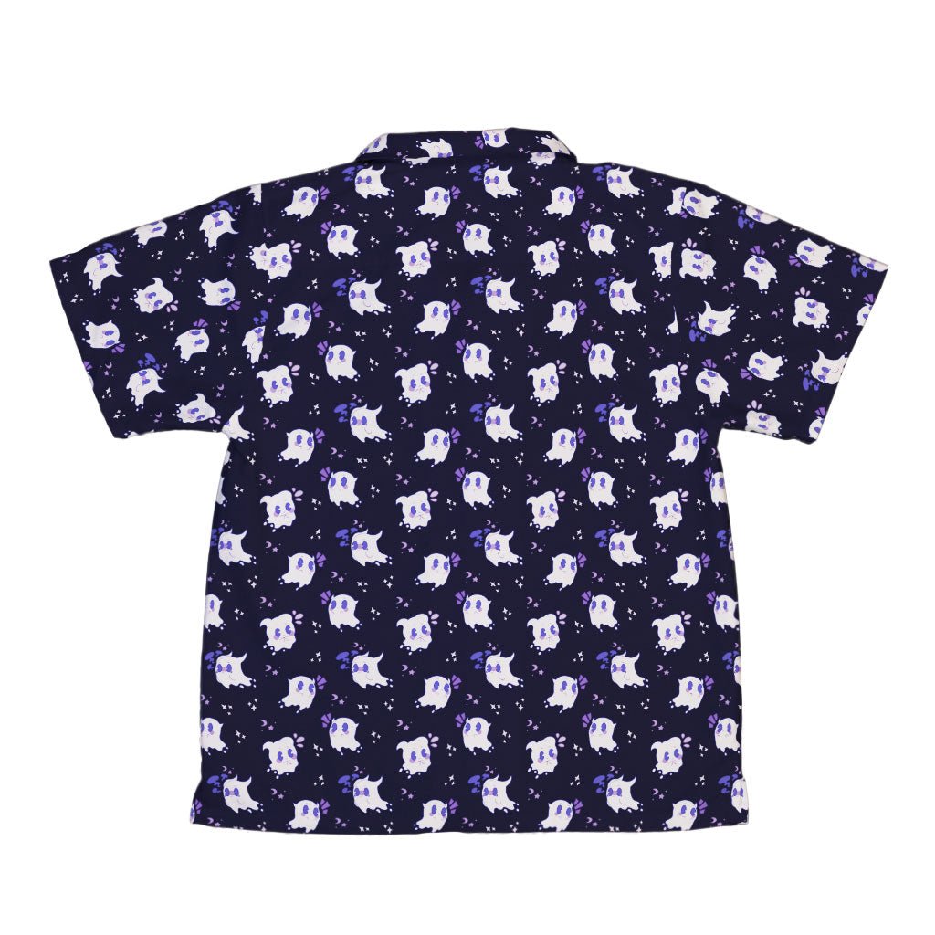 Anxious Ghosts Purple Youth Hawaiian Shirt - YXS - -