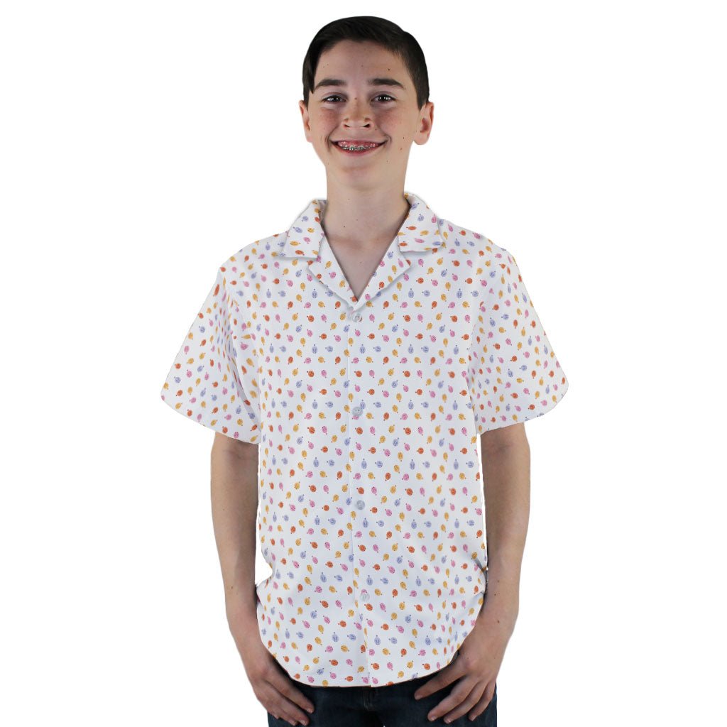 Colorful Wagashi Rabbits Youth Hawaiian Shirt - YL - -