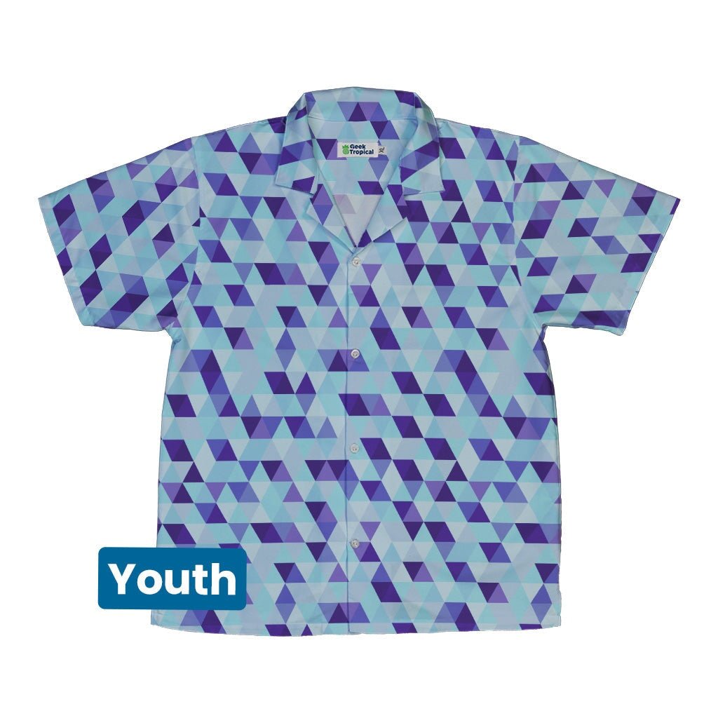 Deviant Polygons Youth Hawaiian Shirt - YXS - -