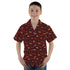 Dinosaur Tropical Sunset Youth Hawaiian Shirt - YXS - -