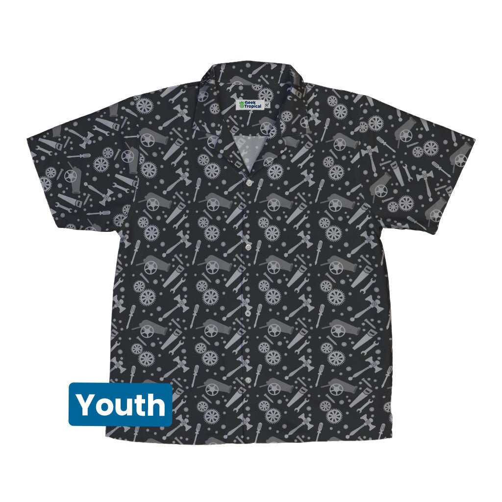 Dnd Artificer Class Youth Hawaiian Shirt - YXS - -