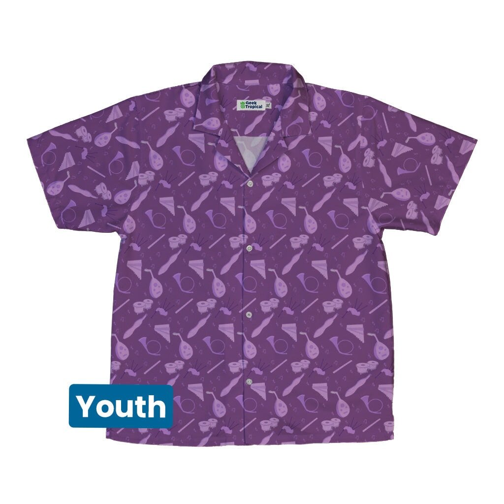 Dnd Bard Class Youth Hawaiian Shirt - YXS - -