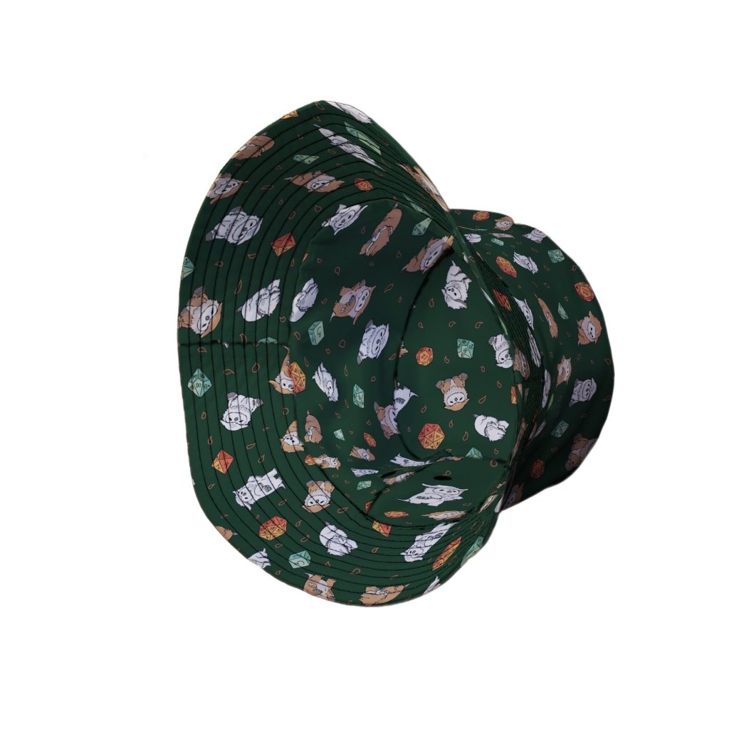 Dnd Owlbears Bucket Hat - M - Grey Stitching - -