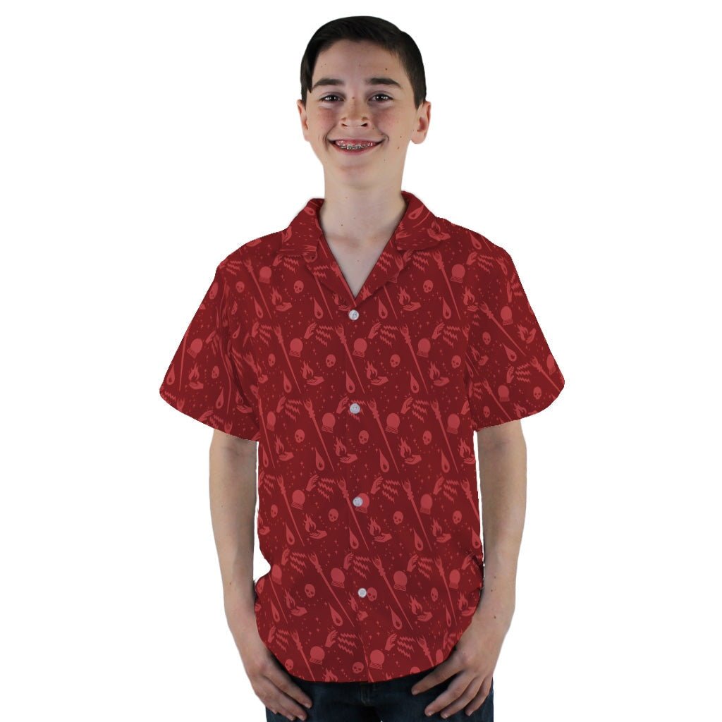 Dnd Sorcerer Class Youth Hawaiian Shirt - YL - -